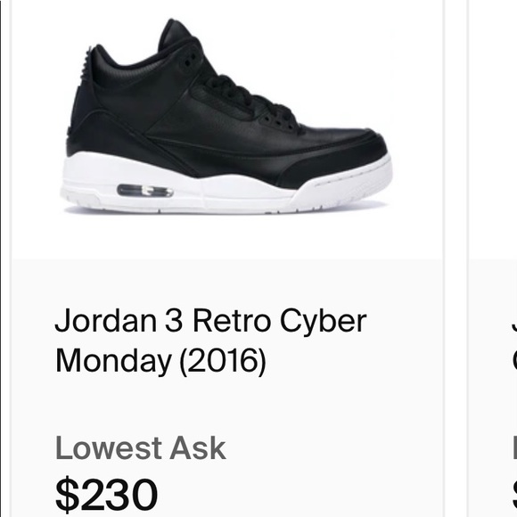 Air Jordan 3 retro 195$ Or best offer - Picture 8 of 8